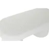 Apavu lāpstiņa Home ESPRIT Balts Poliesters 100 x 42 x 46 cm