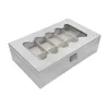 Dėžutė laikrodžiams Versa Balta Poliuretanas Popierius Veidrodis Medžio MDF 20 x 8,5 x 32,5 cm
