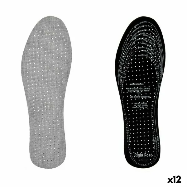 Modeliai Extra Fresh Juoda Pilka Medvilnė Plastmasinis Lateksas 9,5 x 30 cm 11,5 x 0,5 x 36 cm (12 vnt.)
