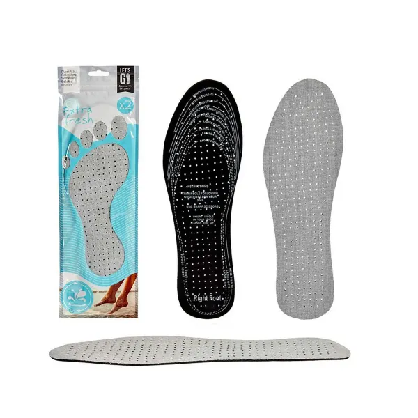 Modeliai Extra Fresh Juoda Pilka Medvilnė Plastmasinis Lateksas 9,5 x 30 cm 11,5 x 0,5 x 36 cm (12 vnt.)