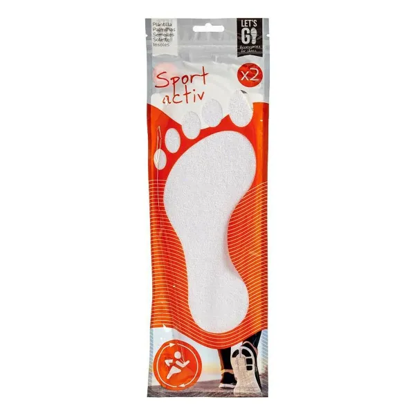 Kujud Sport Valge Puuvill Plastmass Lateks 9,5 x 29,5 cm 11,5 x 0,5 x 36 cm (12 Ühikut)