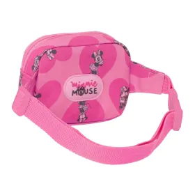 Diržo kišenė Minnie Mouse Loving Rožinė 14 x 11 x 4 cm