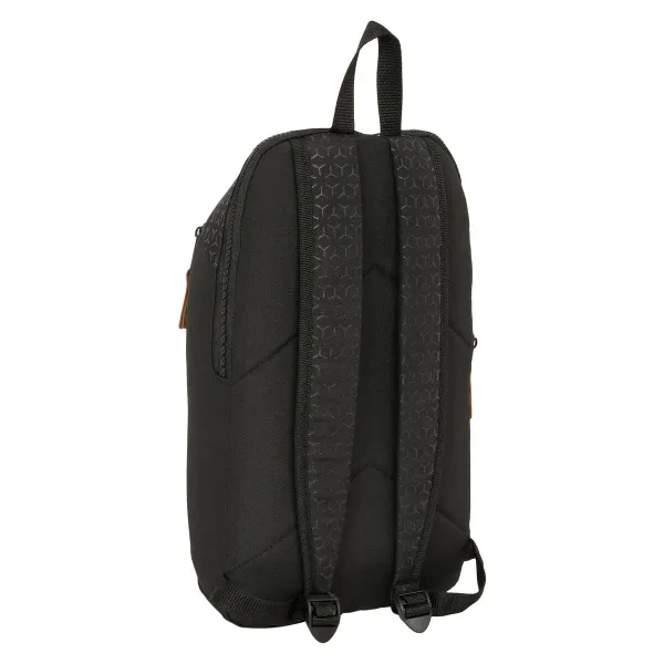 Ikdienas Mugursoma BlackFit8 Old school Melns Pelēks 22 x 39 x 10 cm