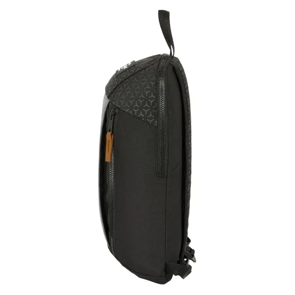 Ikdienas Mugursoma BlackFit8 Old school Melns Pelēks 22 x 39 x 10 cm