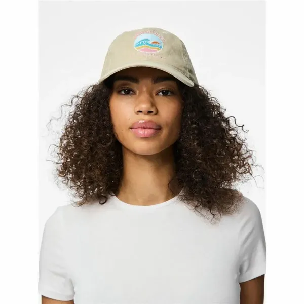 Urheilulippalakki Pieces 17156273-13-0907 TCX Beige Yksi koko
