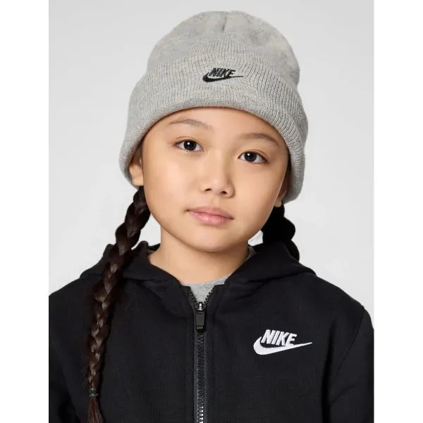 Cepure un cimdi Nike Club Pelēks