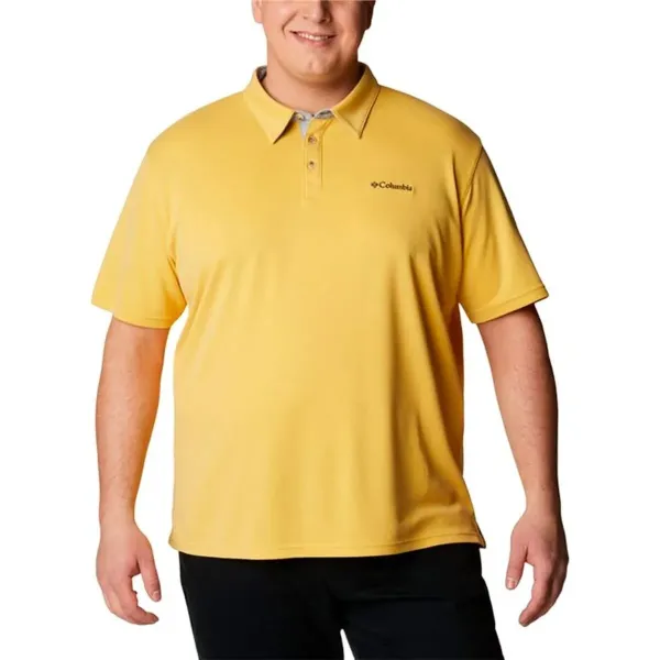 Miesten lyhythihainen poolopaita Columbia 1772722742 Keltainen 2XL