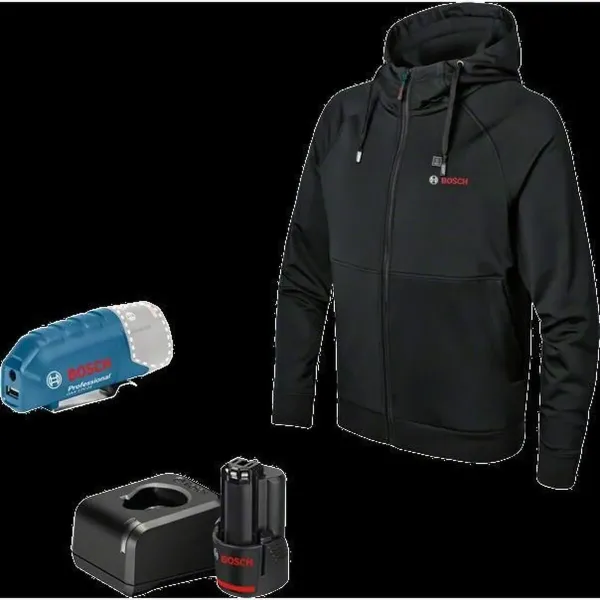 Darbo striukė BOSCH GHH 12 Juoda 2XL (XXL)