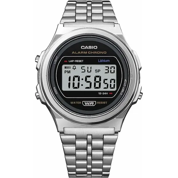 Часы унисекс Casio  A171WE-1AEF Серебристый (Ø 36 mm) (37,5 mm)