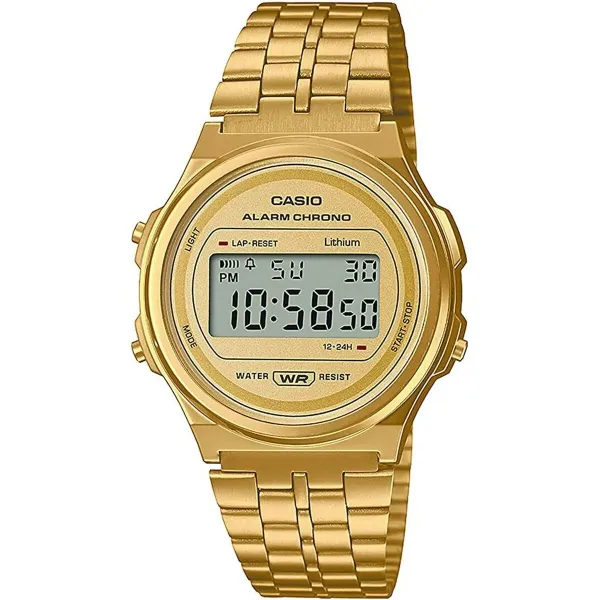 Abiejų lyčių laikrodis Casio A171WEG-9AEF Auksas (Ø 37,5 mm)