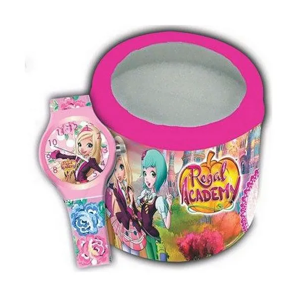 Laikrodis kūdikiams REGAL ACADEMY - TIN BOX ***SPECIAL PRICE*** (Ø 33 mm)