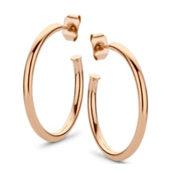 Moteriški auskarai CO88 Collection 8CE-70066 Rožinio aukso