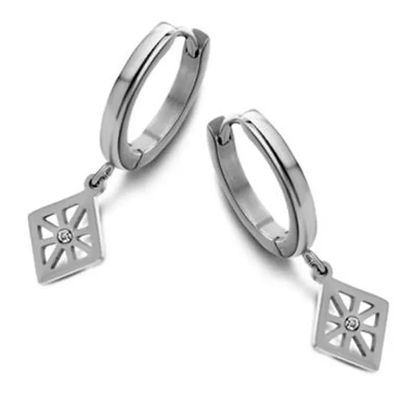 Moteriški auskarai CO88 Collection 8CE-70118 Sidabras