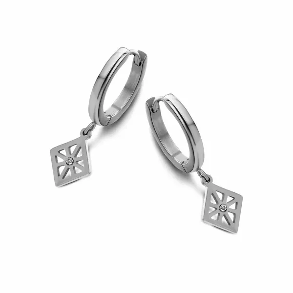 Moteriški auskarai CO88 Collection 8CE-70118 Sidabras