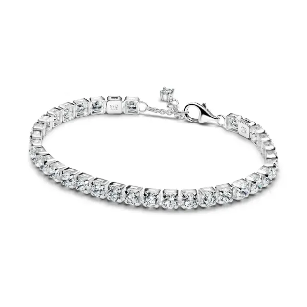 Naiste Käevõru Pandora 593539C01-16 16 cm Hõbedane