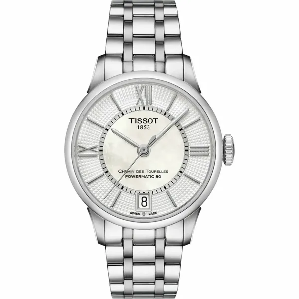 Laikrodis moterims Tissot CHEMIN DES TOURELLES POWERMATIC 80 (Ø 32 mm)