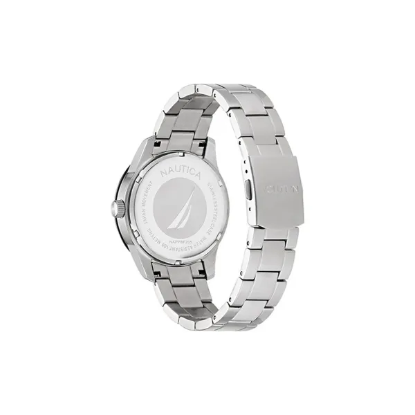 Мужские часы Nautica NAPPBF205 Серебристый (Ø 42 mm)