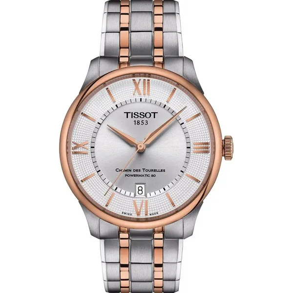 Laikrodis vyrams Tissot CHEMIN DES TOURELLES POWERMATIC 80 (Ø 39 mm)