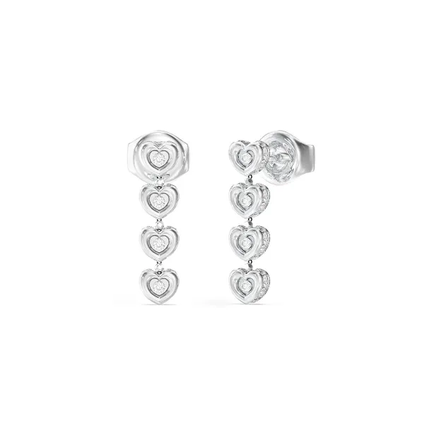 Moteriški auskarai Guess JUBE05473JWRHT-U Sidabras