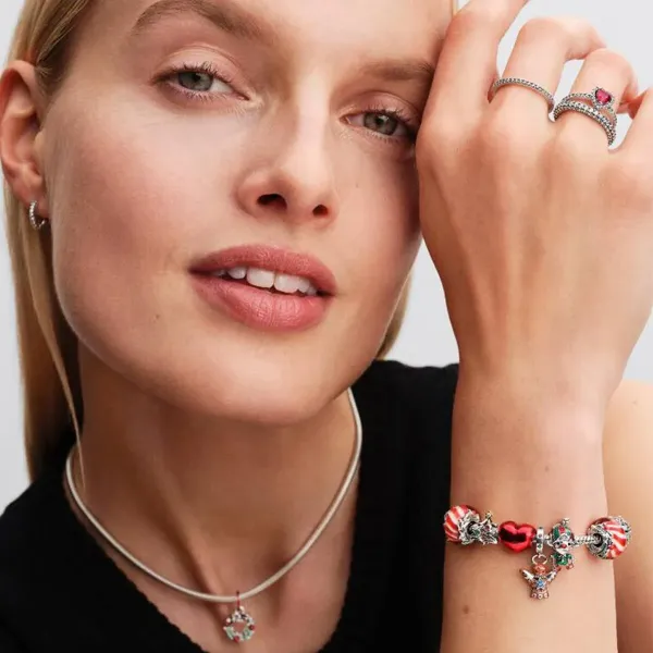 Женские бусы Pandora 794247C01 Серебристый