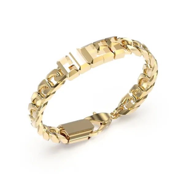 Мужские браслеты Guess JUXB03205JWYGBKS Металл Позолоченный