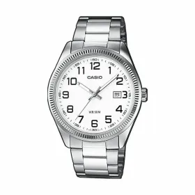 Unisex kellot Casio DATE Valkoinen Hopeinen (Ø 39 mm) (Ø 38,5 mm)