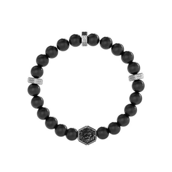 Men's Bracelet Guess JUMB06005JWSTBKT-U Black