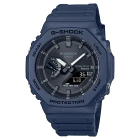Men's Watch Casio NEW OAK  - BLUETOOTH + TOUGH SOLAR Black (Ø 44,5 mm) (Ø 45,5 mm)