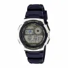 Мужские часы Casio WORLD TIME ILLUMINATOR - 5 ALARMS, 10 YEAR BATTERY Чёрный Серый (Ø 40 mm) (Ø 43 mm)