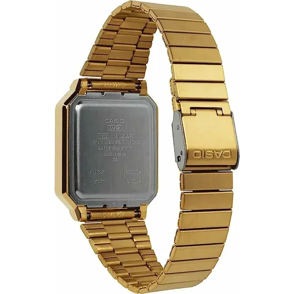 Unisex Watch Casio EDGY COLLECTION RETRO DIAL - GOLD (Ø 40 mm)