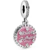 Женский шарм Pandora PINK BIRTHDAY CAKE DANGLE
