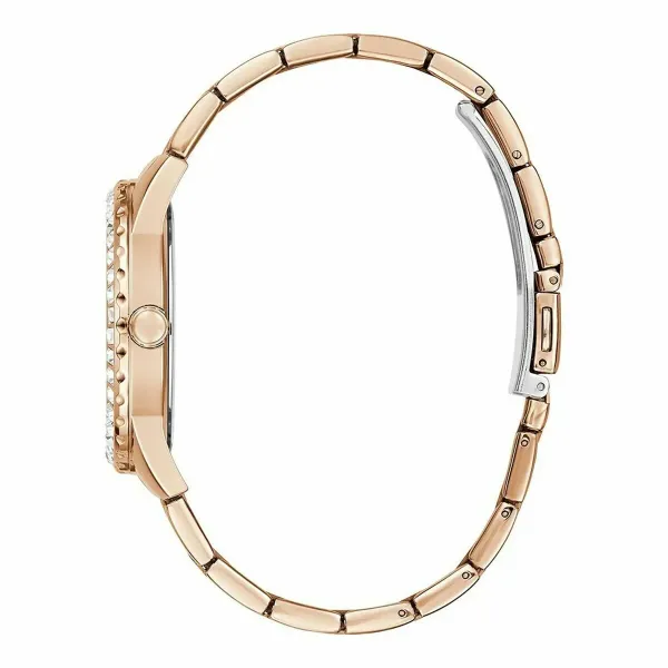 Laikrodis moterims Guess GW0111L3 Juoda Auksinė rožė