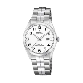 Meeste Kell Festina F20437/1 Hõbedane (Ø 40 mm)