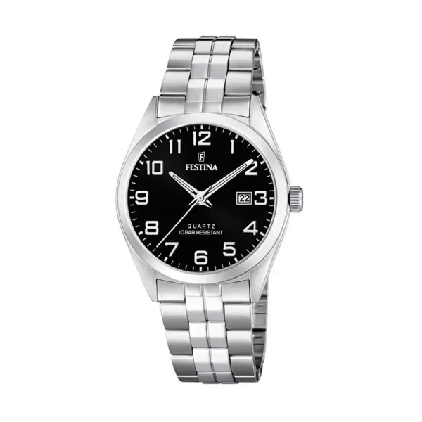 Laikrodis vyrams Festina F20437/4 Juoda Sidabras (Ø 40 mm)