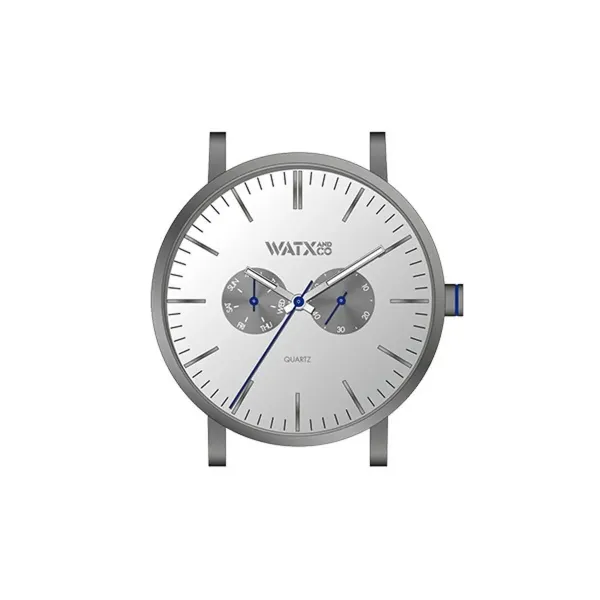 Часы унисекс Watx & Colors WXCA2703 Серый Серебристый (Ø 44 mm)