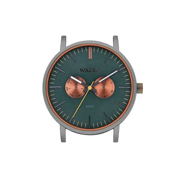 Abiejų lyčių laikrodis Watx & Colors WXCA2741 Žalia Pilka (Ø 44 mm)