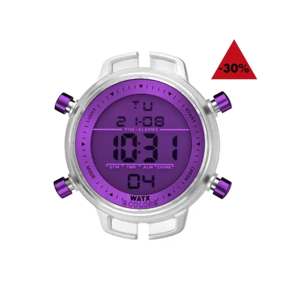 Abiejų lyčių laikrodis Watx & Colors RWA1712 Purpurinė Violetinė (Ø 46 mm)
