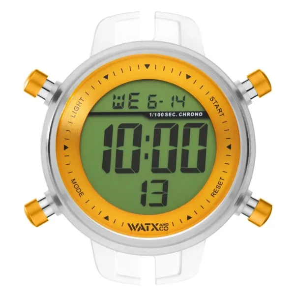 Abiejų lyčių laikrodis Watx & Colors RWA1093 Oranžinė (Ø 43 mm)