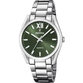 Miesten rannekellot Festina F20622/4 Vihreä Hopeinen