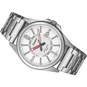 Miesten rannekellot Casio ENTICER GENT Hopeinen (Ø 40 mm)