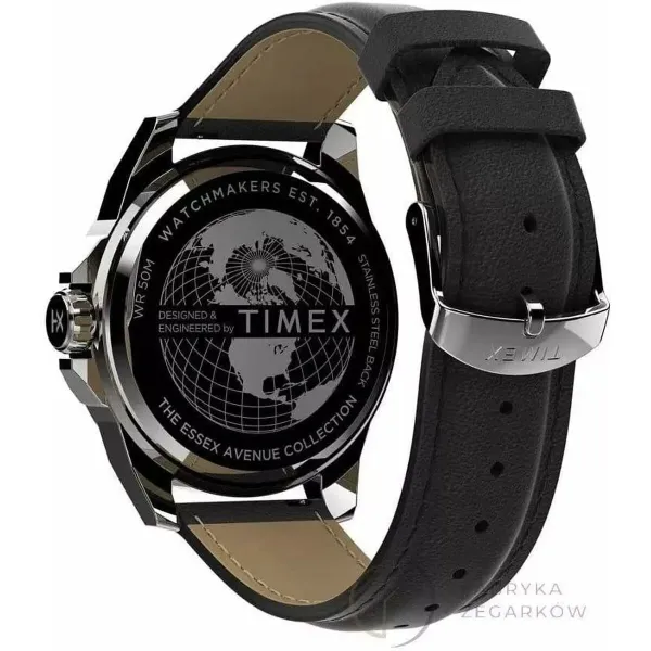 Laikrodis vyrams Timex ESSEX AVENUE Juoda (Ø 44 mm)