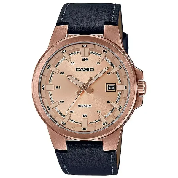 Мужские часы Casio 3D - LEATHER, ROSE GOLD ***SPECIAL PRICE*** Коричневый (Ø 41,5 mm)
