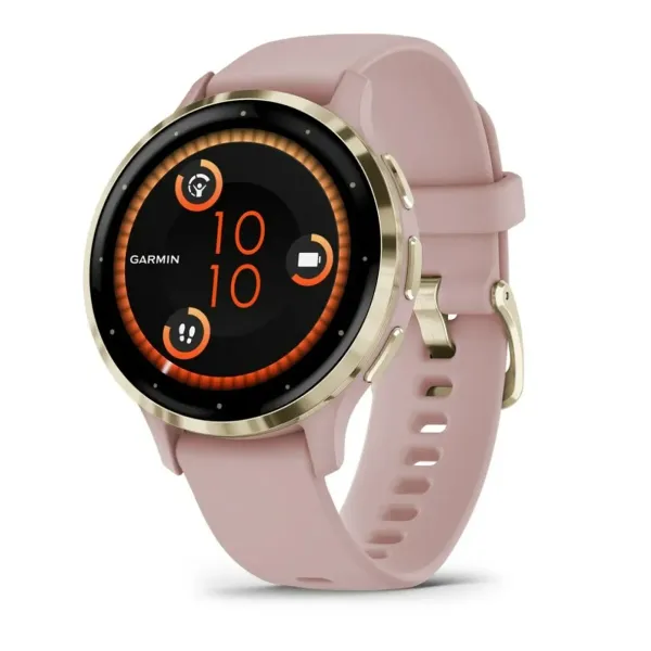 Мужские часы GARMIN 010-02785-03 Белый Золото Розовый