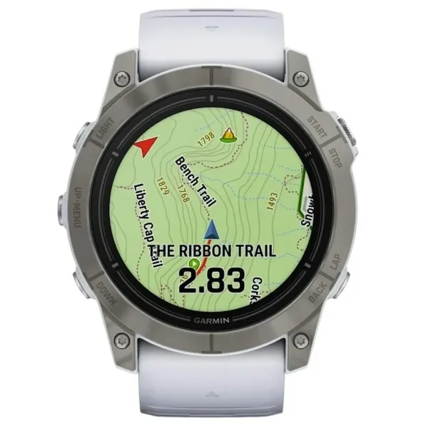 Мужские часы GARMIN 010-02804-11 Белый Титановый