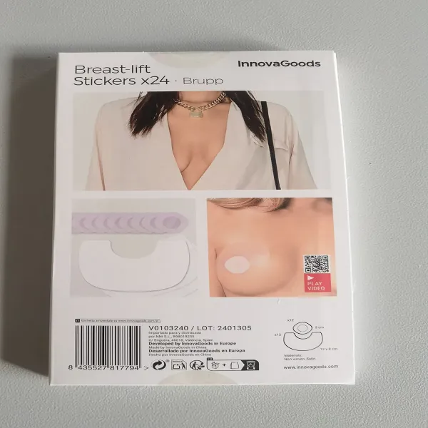 permatomus krūtų didinimo lipdukus InnovaGoods 24 vnt.