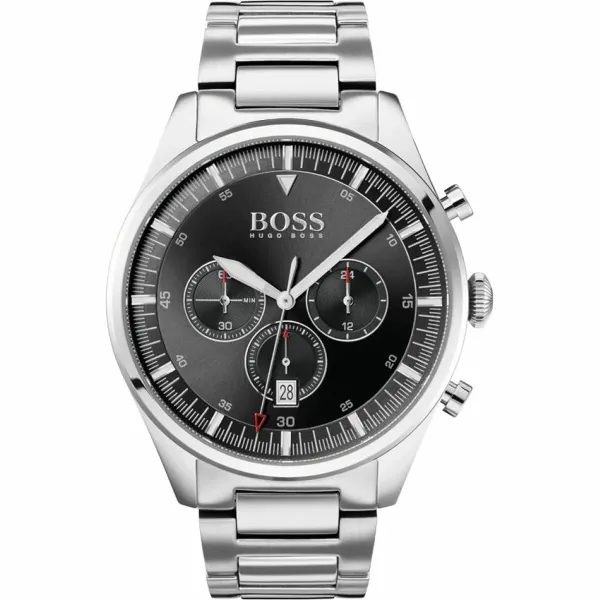 Laikrodis vyrams Hugo Boss Juoda Sidabras (Naudoti B)