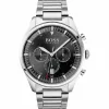 Laikrodis vyrams Hugo Boss Juoda Sidabras (Naudoti B)