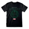 Marškinėliai su trumpomis rankovėmis Marvel Logo Icon Juoda Abiejų lyčių