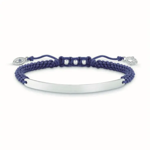 Женские браслеты Thomas Sabo LBA0066-897-1 16 - 19 cm Серебристый Синий 21 cm