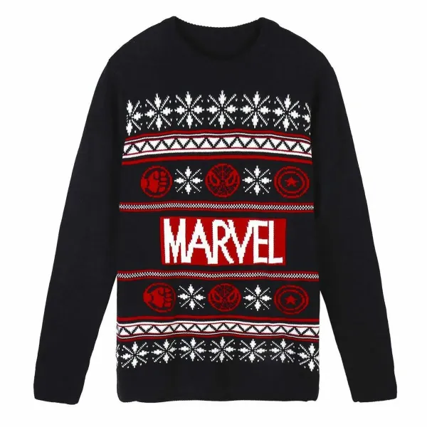 Uniseksinis megztinis Marvel Tamsiai mėlyna